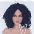 Premium - Black, curly & short
