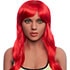 Red, wavy & long