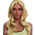 Blonde, wavy & medium length